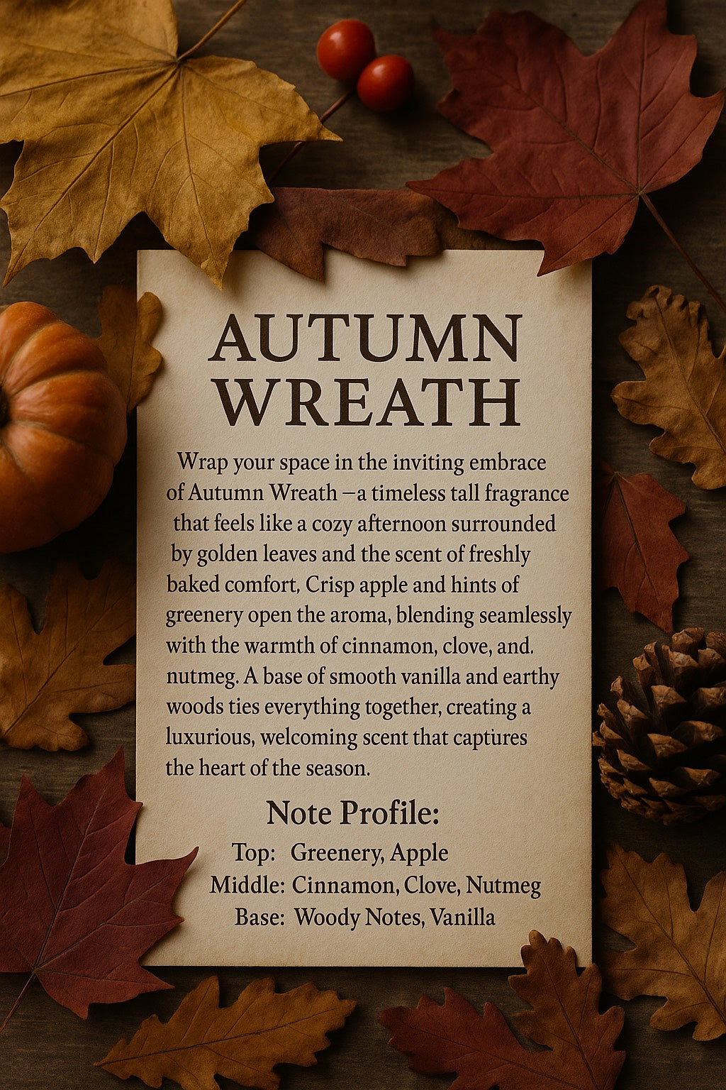 Autumn Wreath Festive Wax Melts