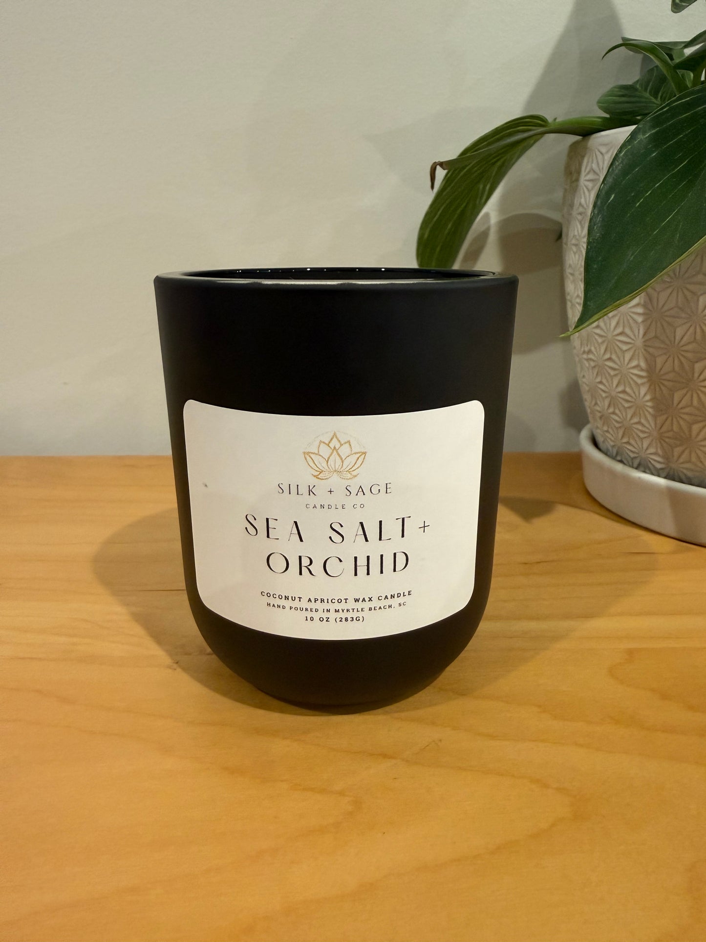 Sea Salt + Orchid 10oz Candle