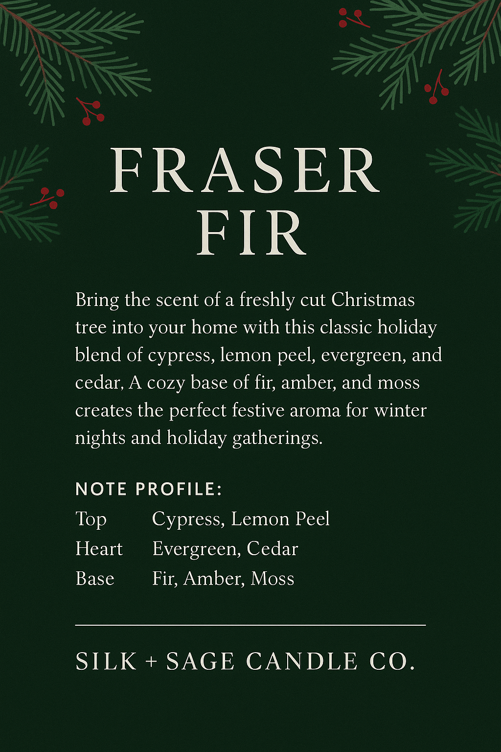 Fraser Fir Room Spray