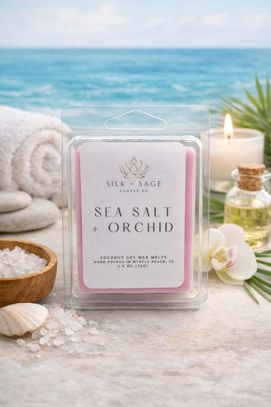 Sea Salt + Orchid Wax Melts