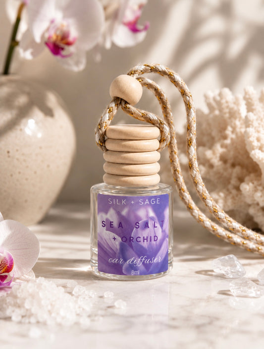 Sea Salt + Orchid Car Diffuser