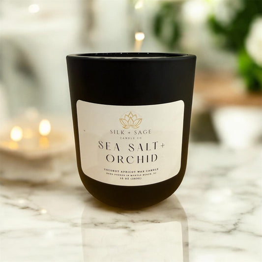 Sea Salt + Orchid 10oz Candle
