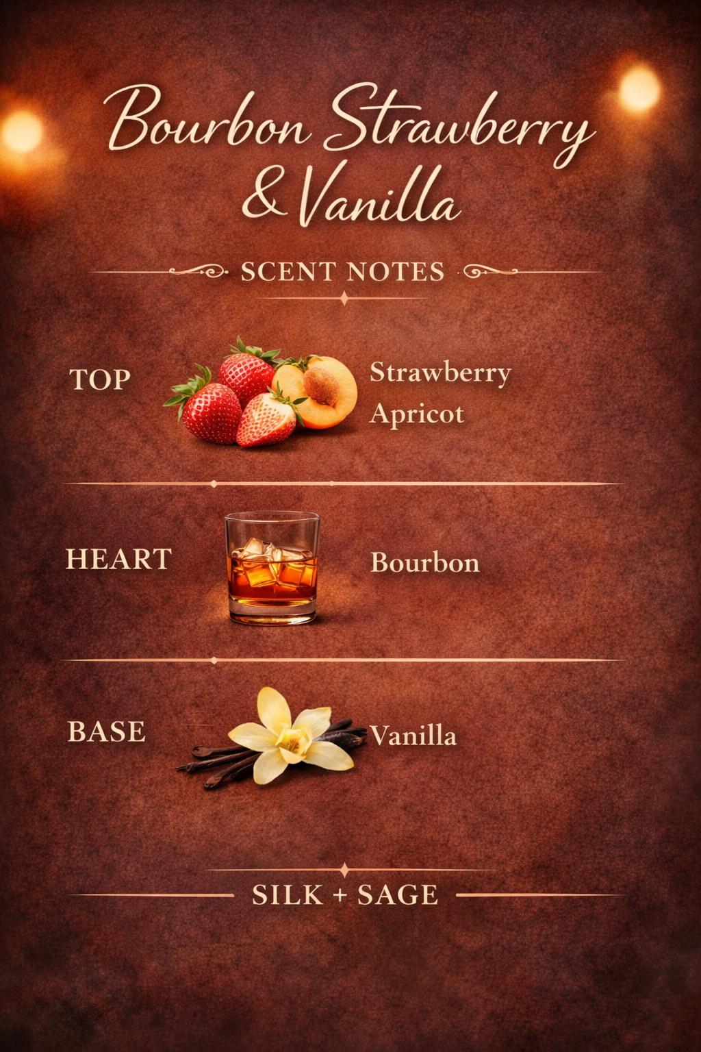 Bourbon Strawberry + Vanilla Wax Melts