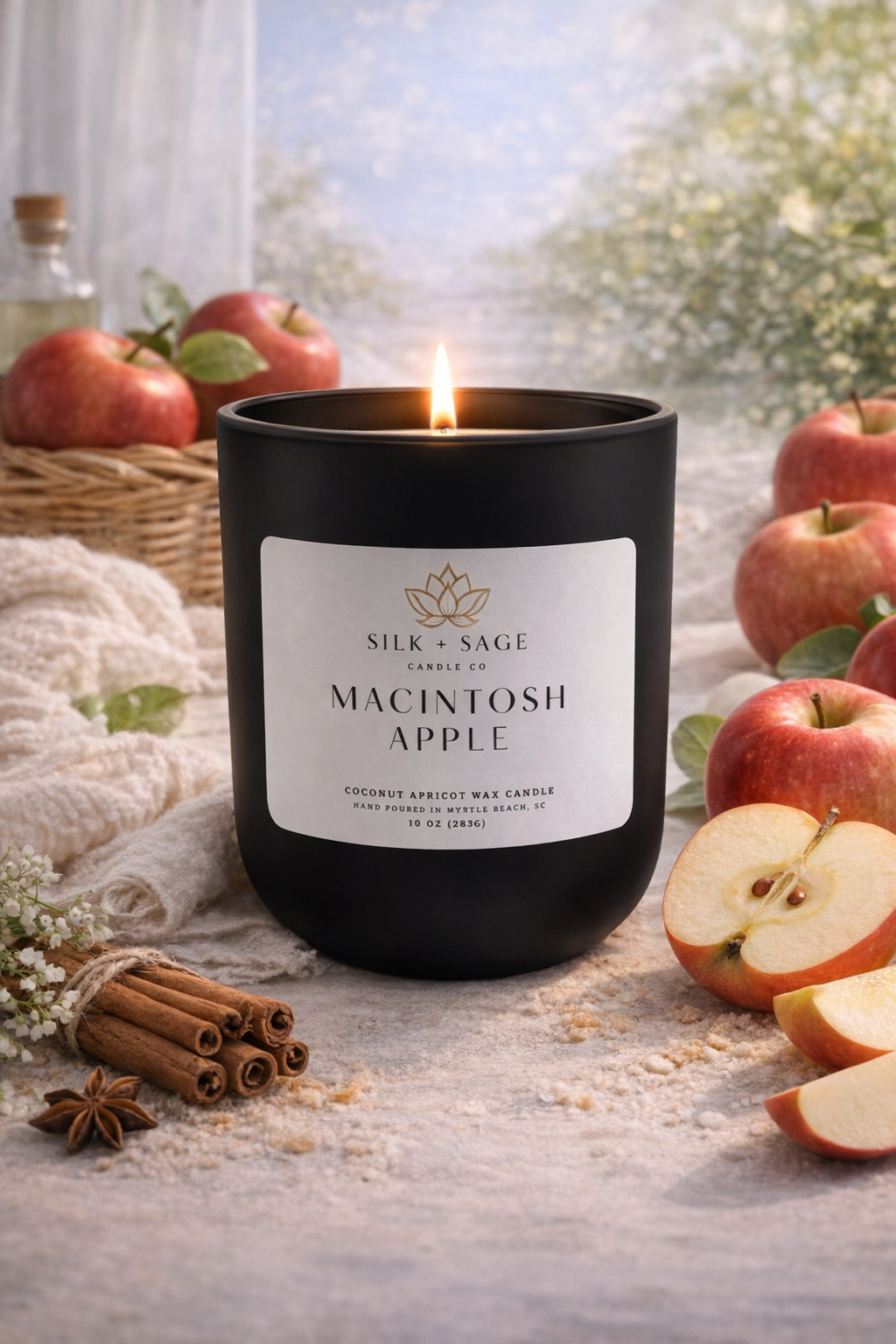 Macintosh Apple Candle