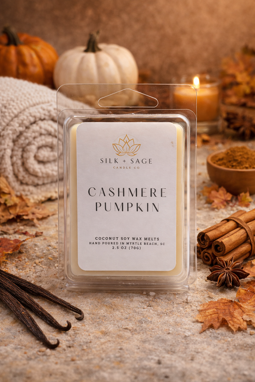 Cashmere Pumpkin Wax Melts