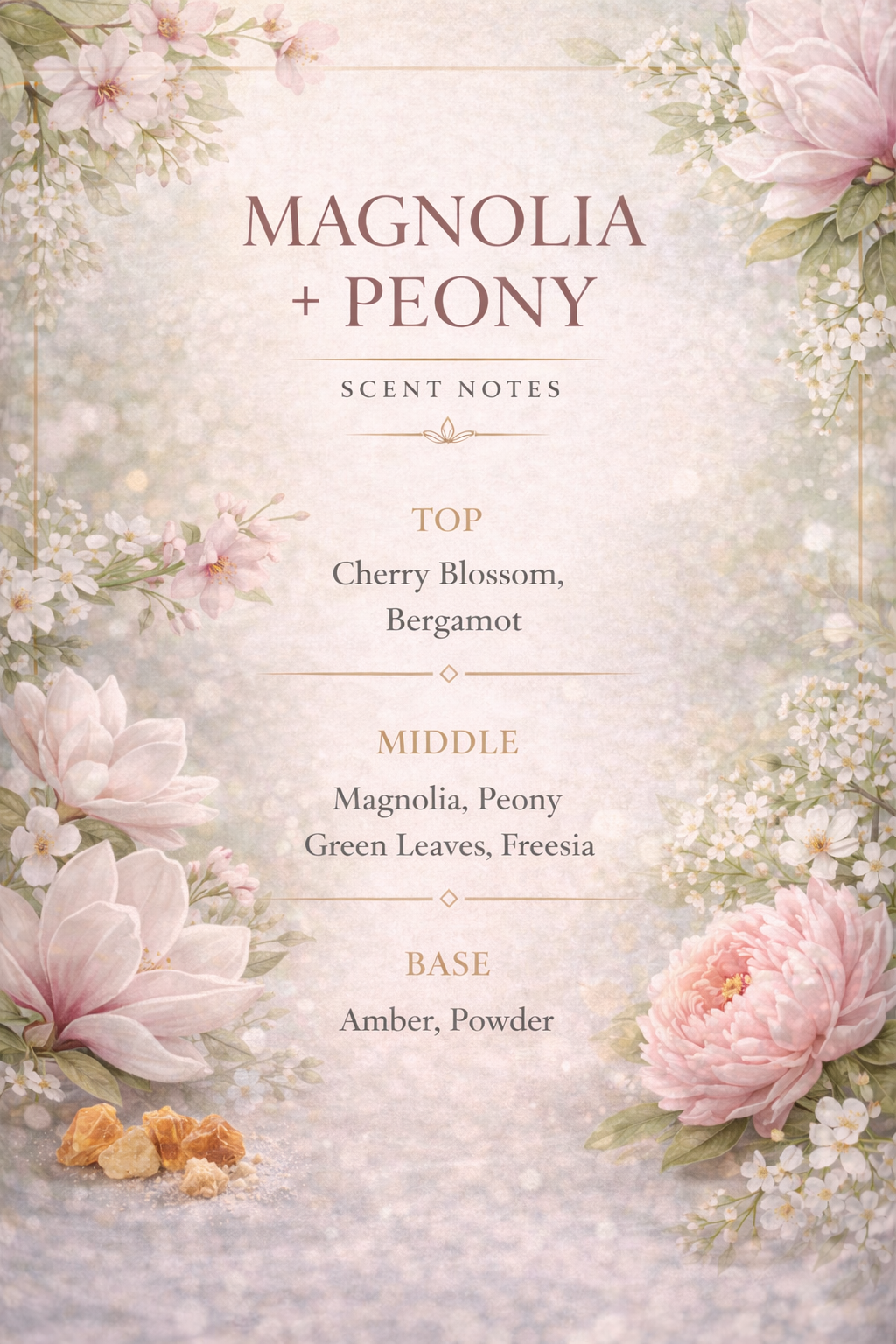 Magnolia + Peony